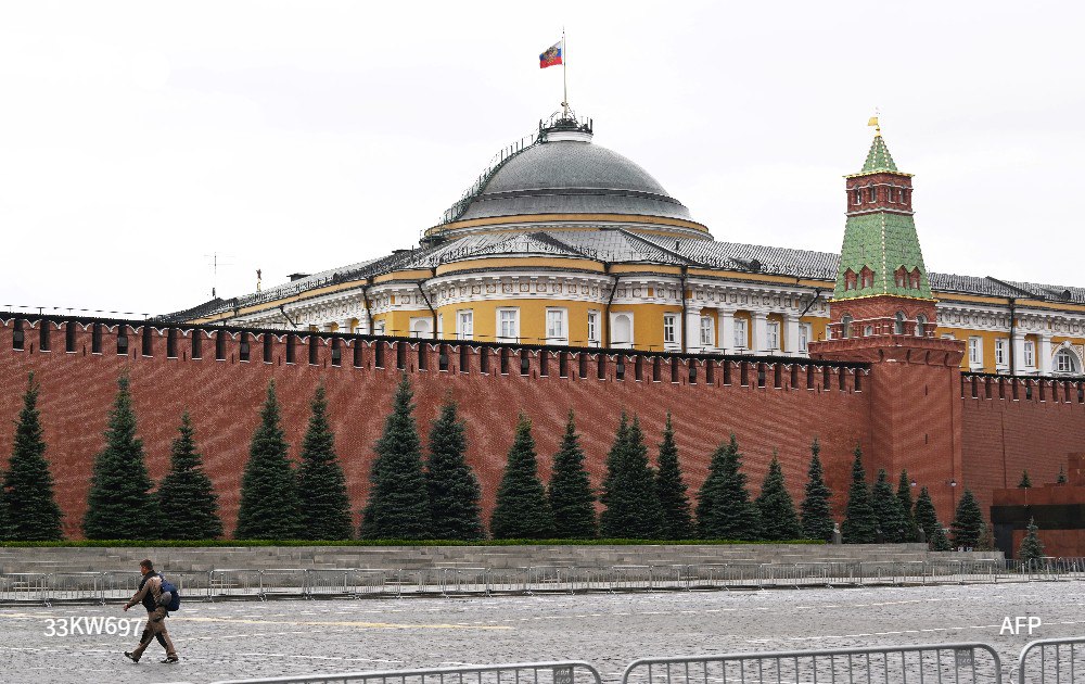 Ограждения в Москве во время мятежа